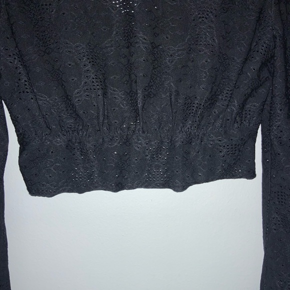 Black Kirious Los Angeles Long Sleeve Blouse - Picture 7 of 8